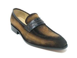 Carrucci Brown Suede Loafer